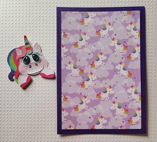 Unicorn Peeker Mat Set. Scrapbook, Card Making Paper Piecing