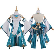 Game Genshin Impact Yae Miko Cosplay Costume Deluxe Outfit Halloween Fancy Dress — image 8
