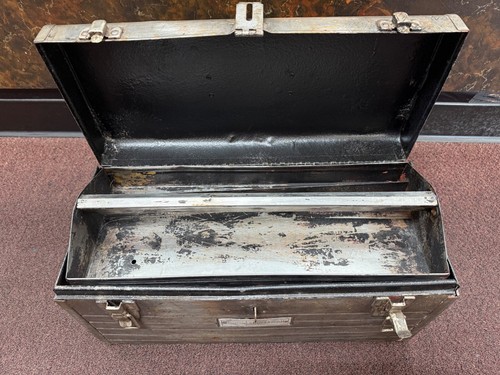 Vintage Craftsman Sears 6500 Metal Tool Box with Tray, Ships Free - Picture 9 of 20