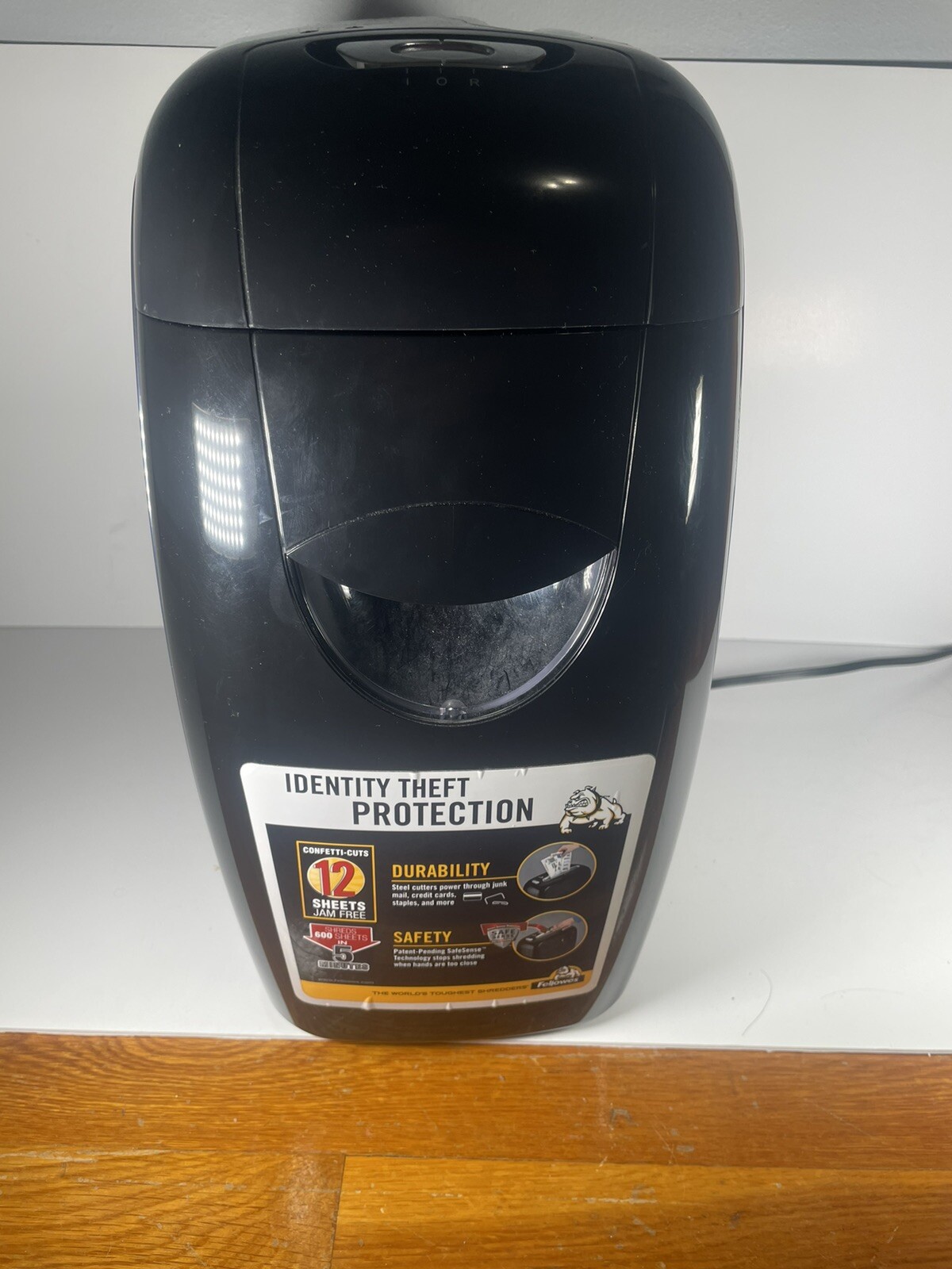 Fellowes Paper Shredder CRC32080, 12 Sheets Jam Free, 600 Sheets In 5 Minutes-image