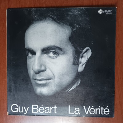 Guy Beart   La Verite [1968] Vinyl LP Pop Chanson France Disques Temporel
