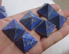 10Pcs Natural LAPIS LAZULI & PYRITE CRYSTAL PYRAMIDS HEALING , Wholesales Price