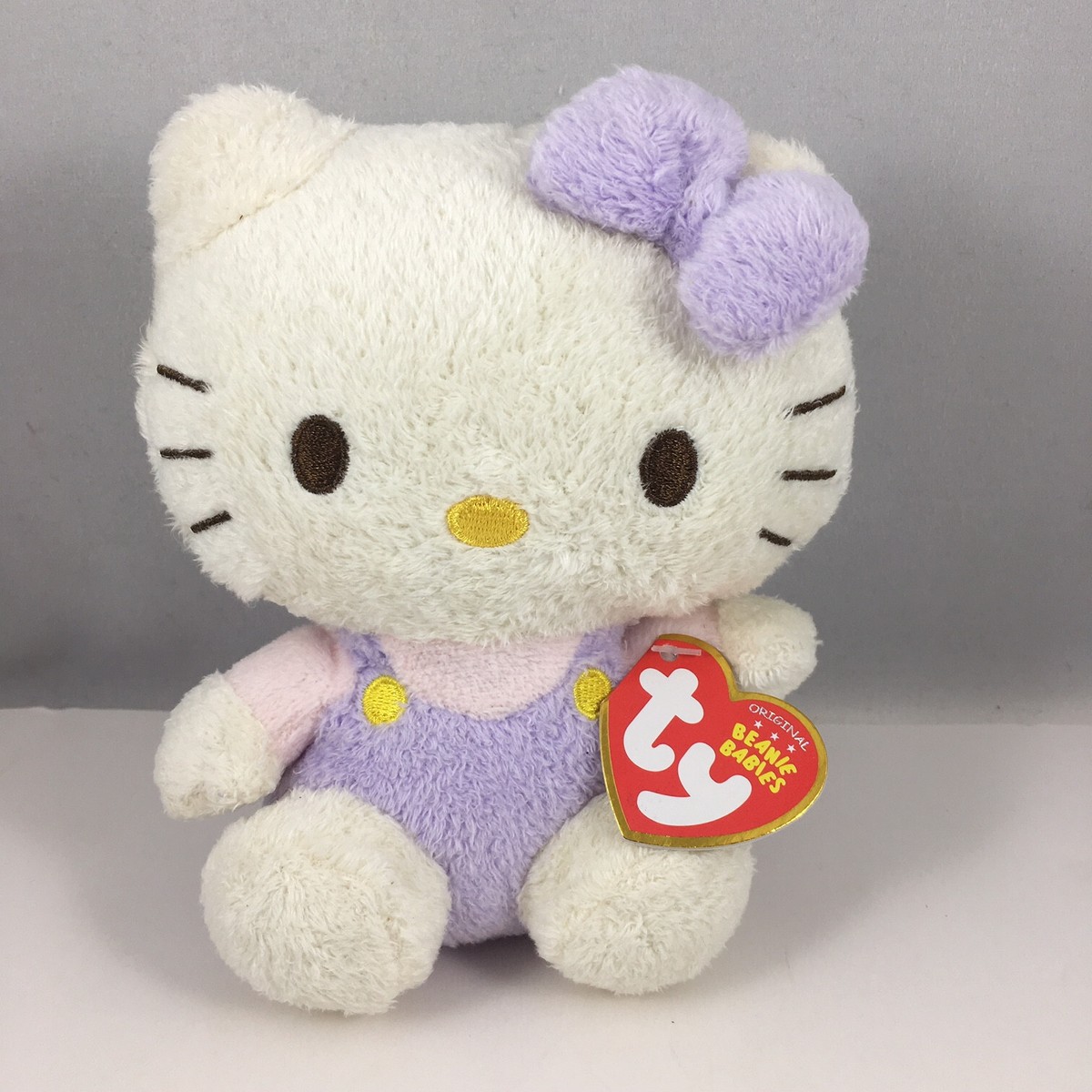 TY Beanie Baby - HELLO KITTY (Fuzzy Purple) (5.5 inch) Plush 