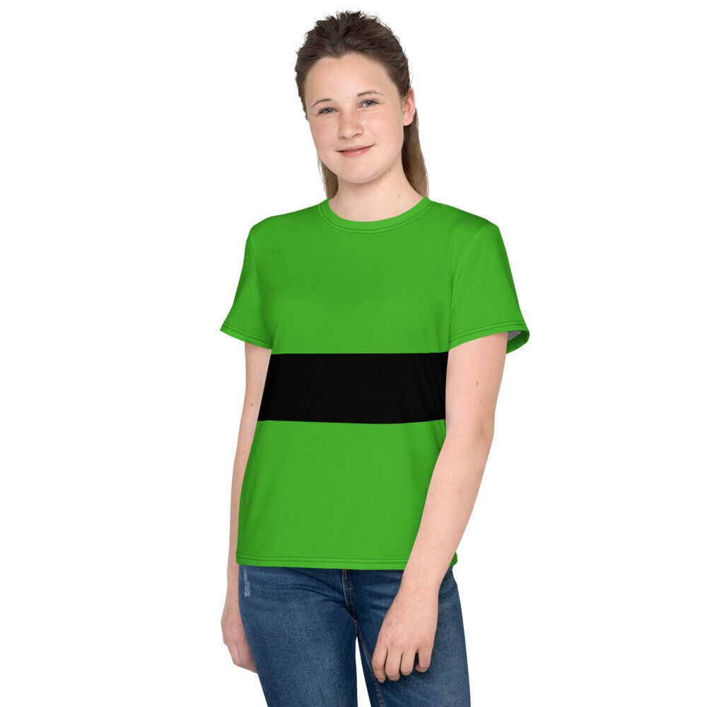 Buttercup Youth T-Shirt Cosplay Costume Halloween PPG Powerpuff