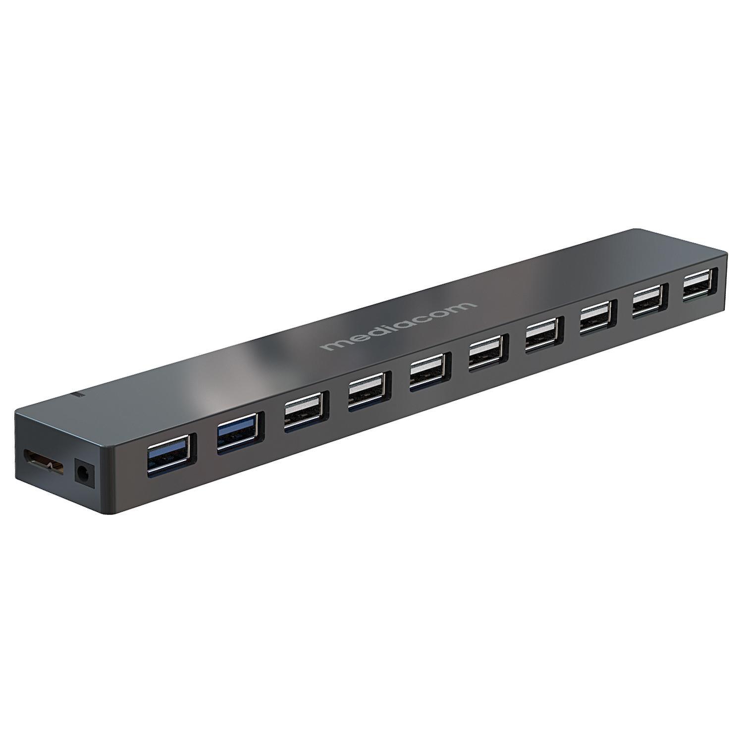 Hub Mediacom 10 Porte 2 USB 3.0