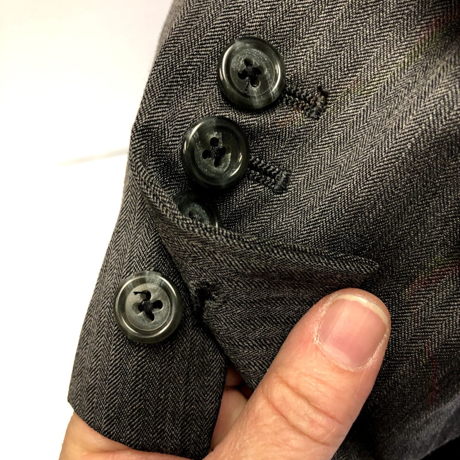 FILA Holland Sherry Savile Row SU MISURA Cappotto Sportivo Giacca Lana POLSINO CHIRURGO Blazer 46