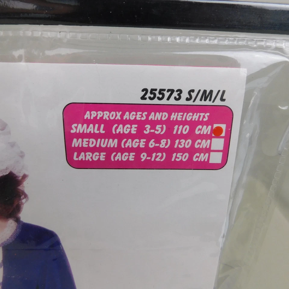 Disfraz Colonial Niña Niños Peregrino Pionero Halloween - 3-5 Pequeño #3301 Foto 4 de 4