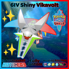 VIKAVOLT ✨ Ultra SHINY 6IV ✨ Pokemon SWORD and SHIELD lv100 EVs +MasterBall