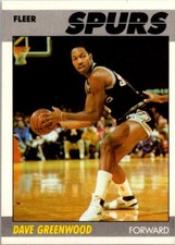 1987-88 Fleer #45 Dave Greenwood