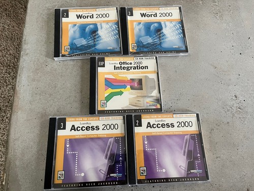 (5) LearnKey Word 2000, Access 2000, Office 2000 Intergration disks SU4