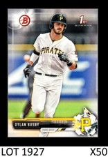 1-2017 BOWMAN DRAFT PAPER BASE DYLAN BUSBY PIRATES CARD#BD-174 QTY