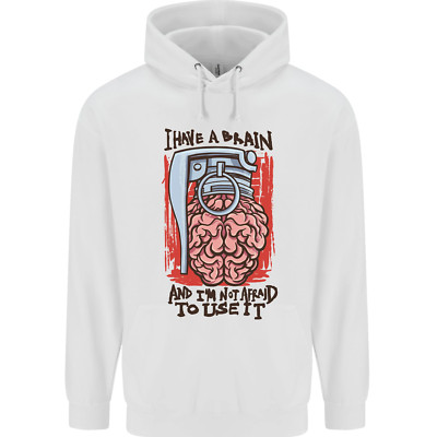 Ich Habe Ein Gehirn Und Bin Bereit, Es Zu Benutzen Kinder Kapuzenpullover