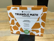 Triangle Math Flashcards Addition/Subtraction All Facts 0-12