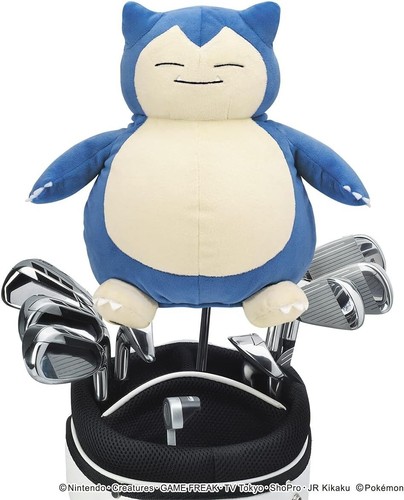 Pokemon Snorlax Golf Driver Head Cover DR Compatible 460cc Japón Nuevo - Imagen 4 de 4