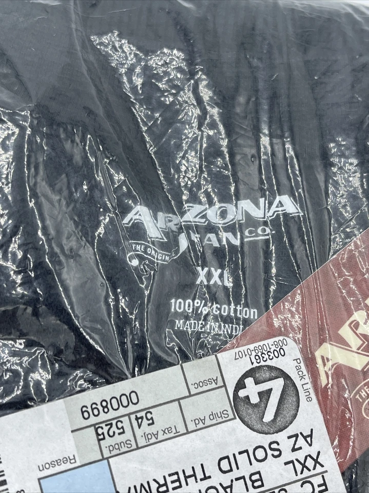 男式亚利桑那圆领长袖保暖上衣白色 XXL 内衣 Garmer 冷 — 第 4/4 张图片