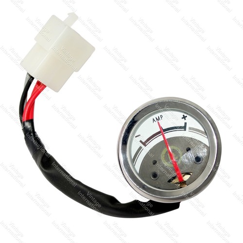 Ampèremètre 12 V face NOIR BLANC POUR ROYAL ENFIELD BULLET CLASSIC 350/500 CC - Bild 1 von 13