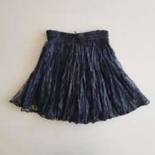 Vintage 90s Frederick's Of Hollywood Black Lace Mini Skirt