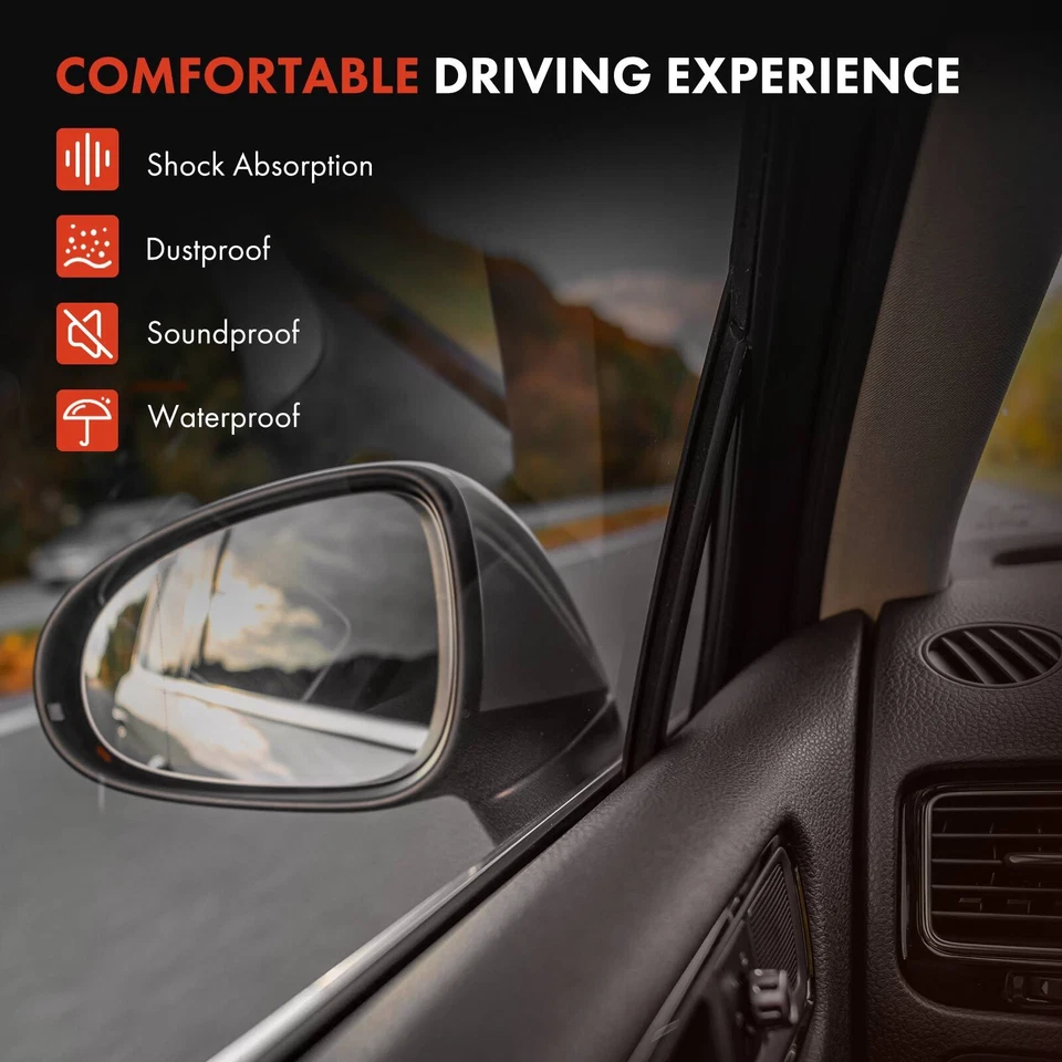 4 piezas correas para cinturón de puerta delanteras y traseras Toyota Land Cruiser 08-11 13-15 Foto 3 de 4