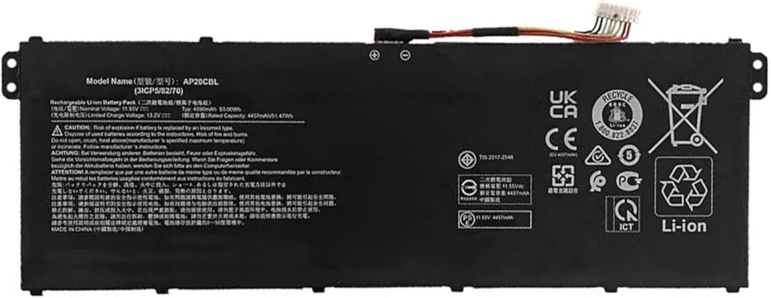 AP20CBL Battery for Acer Aspire 5 A515-45 Swift SF314 R5-5500U New