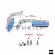 HTTMT 8mm 10mm Rectangle Rearview Mirror for Honda CB1000R Shadow Yamaha Suzuki