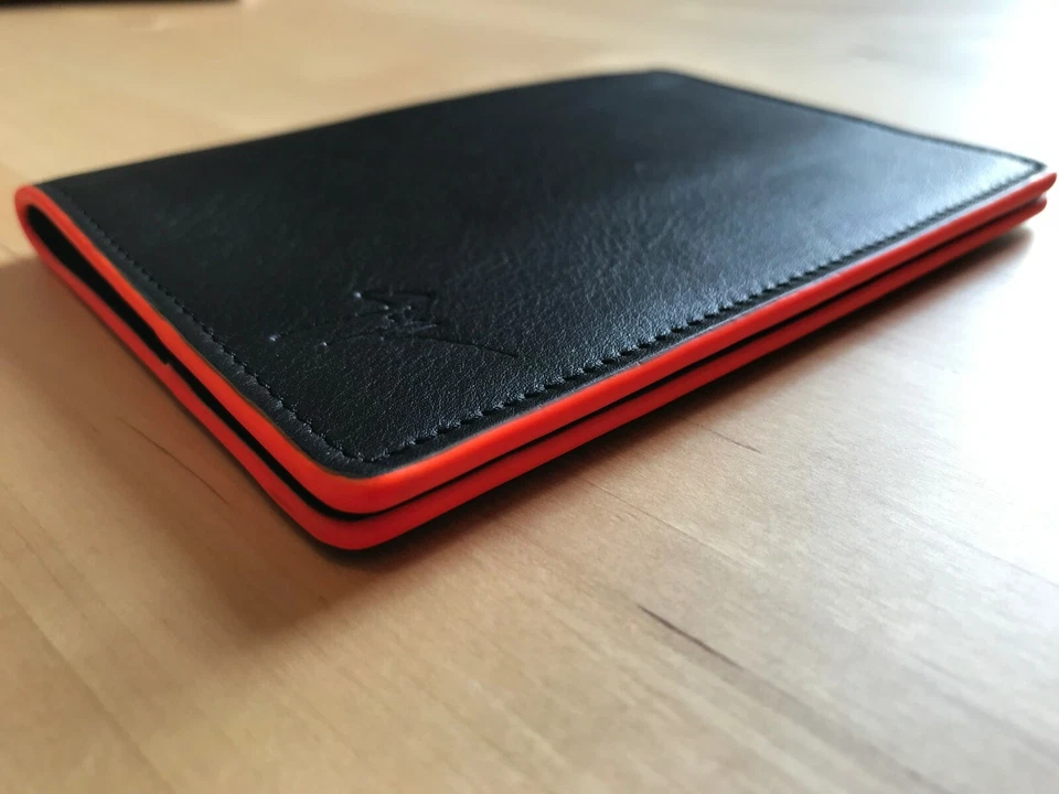 Porta pasaporte Giuseppe Zanotti cuero negro nuevo sin etiquetas Foto 4 de 4