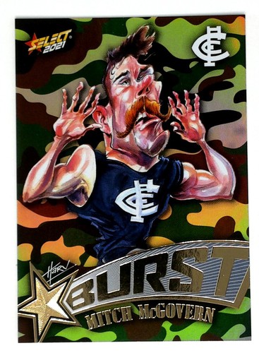 2021 AFL SELECT FOOTY STARS Starburst Camo - PICK YOUR CARD - Picture 5 of 8