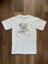 Vintage 2000s All Embroidered Labrador Retriever Dog Animal T Shirt Size Small