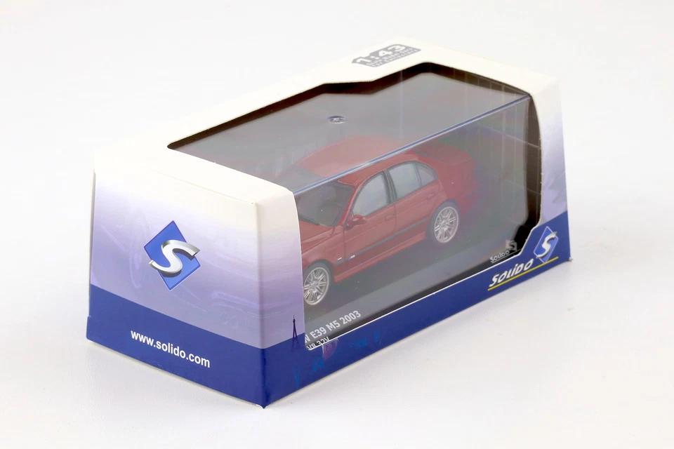 1:43 Solido BMW M5(E39)Berlina 2003 Imola Rosso - Immagine 3 di 3
