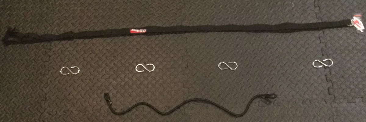 RDX Double End Ball Ropes Punch Bag Speed Boxing Hook Floor to Ceiling Cords U