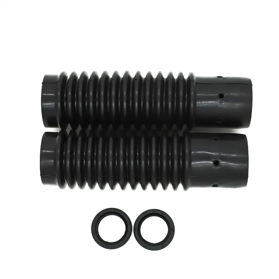 Botas horquilla delantera negras para Honda CT90 CT110 CL90 S90 CB125 CL125 51611-459-880 Foto 2 de 4