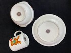REUTTER Teddy Bear Dish Set Porcelain Vintage  Child Bowl Plate & cup Germany — photo 6