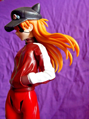 EVANGELION ASUKA LANGLEY Plugsuit FIGUR HÖHE 9'' 23cm ANIME SEGA UK  