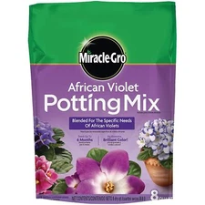 Miracle-Gro African Violet Potting Mix, 8 Quart Bag