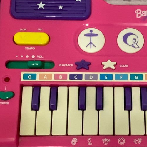 Vintage 1995 Mattel Barbie Deluxe Music Center Keyboard Piano BE-630 WORKS - Picture 4 of 10