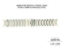 Authentic Invicta I-Force 18696 Stainless Steel 26mm Watch Band
