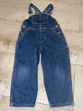 Toddler Boys Vintage Baby Gap Carpenter Denim Overalls Size XS 3-4 Years