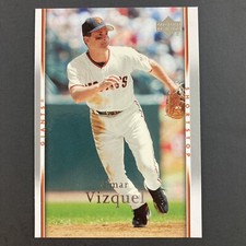 Omar Vizquel 2007 Upper Deck Card #924 MLB San Francisco Giants