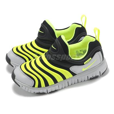 Nike Dynamo Free Y2K PS Black Silver Volt Kids Preschool Casual