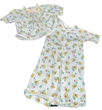 Vintage Winnie The Pooh Baby Gown  Cardigan Shirt Sears Infants to 17 lbs
