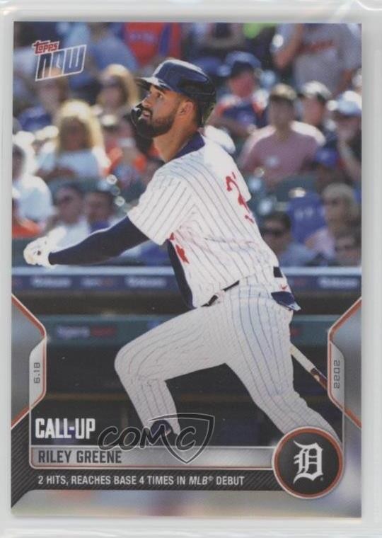 2022 Topps Now Call-Up /6496 Riley Greene #369 4l8