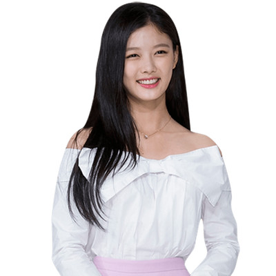 Kim Yoo-Jung (Pink Skirt) Half Body Buddy Cutout