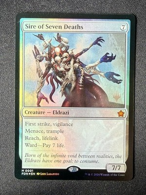 Sire of Seven Deaths - Foundations | PROMO FOIL (MTG) NM