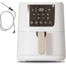 Cello Digital Air Fryer 4L 1400W With Thermometer 8 Presets Non Stick White