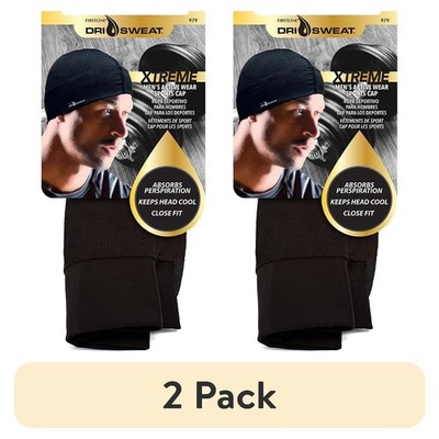 Xtreme Men's Active Wear Sports , Black, 2-Pack
