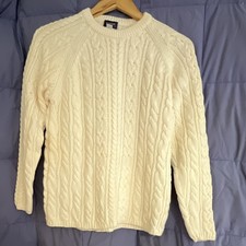 100 Cotton Rugged Bear Youth Size 14 Fisherman s Sweater