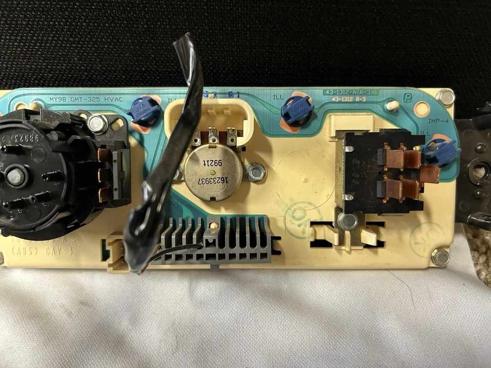 ✅ 98-05 S10 BLAZER JIMMY SONOMA CALENTADOR INTERRUPTOR DE CONTROL DE CLIMA con CONGELACIÓN OEM Foto 4 de 4