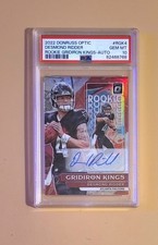 2022 PANINI DONRUSS RC GRIDIRON KINGS AUTO DESMOND RIDDER 77/99  GEM MT 10