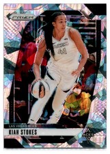 2024 Panini Basketball WNBA Prizm Kiah Stokes Cracked Ice #122 Las Vegas Aces