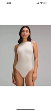 Lululemon Wundermost Ultra-Soft Nulu High-Neck Sleeveless Bodysuit Medium NWT
