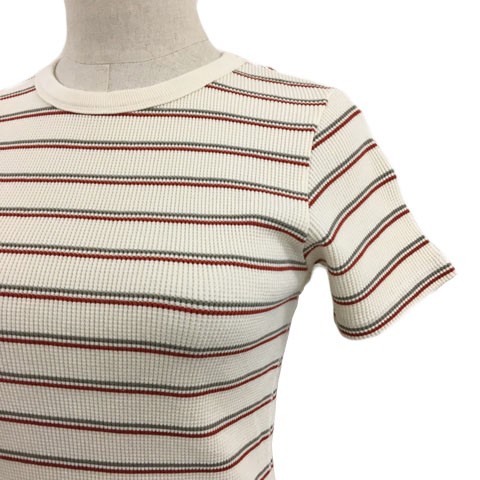 FREAKS STORE T-Shirt Multicolor One Size Short Sleeve Cotton Striped View 2